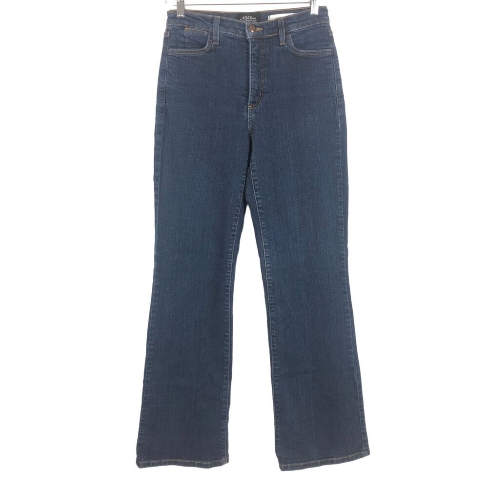 NYDJ Women's Bootcut Jeans 6 High Rise Dark Wash Stretch Denim Made in USA